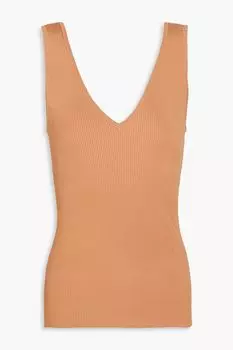 Майка в рубчик ZIMMERMANN, персиковый