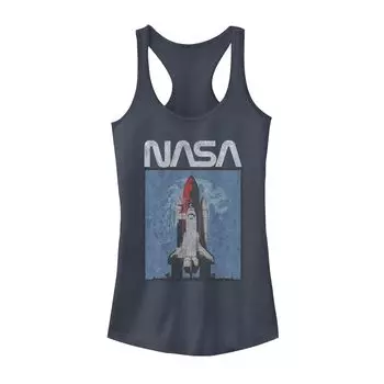 Майка в стиле постера для юниоров NASA Rocket Shuttle Licensed Character