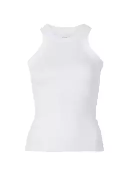 Майка Wesley Rivington в рубчик Bandier, белый