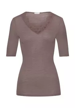 Майка Woolen Lace, из шерсти, с регулировкой температуры, для женщин HANRO, цвет 2756 Stonewash