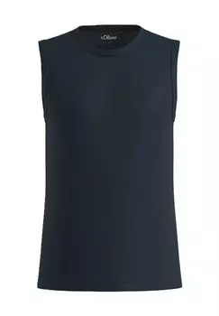 Майка, вышивка логотипа, для мужчин S.Oliver, цвет 5978 Blue