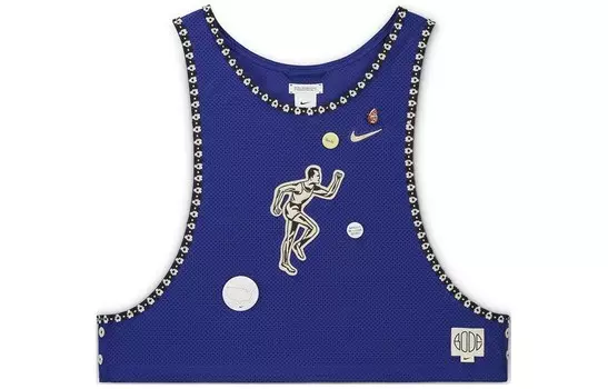 Майка X Bode Co-brand унисекс синий Nike, синий