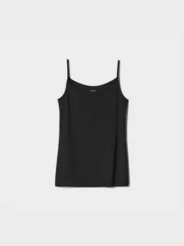 Майка женская Airism Uniqlo, цвет 09 черный