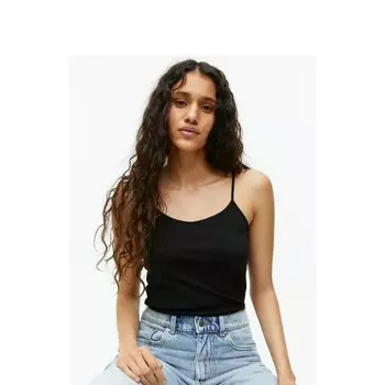 Майка женская Arket с круглым вырезом, черный