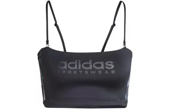 Майка женская черная Adidas
