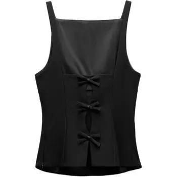 Майка женская черная Zara