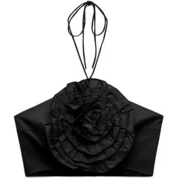 Майка женская черная Zara