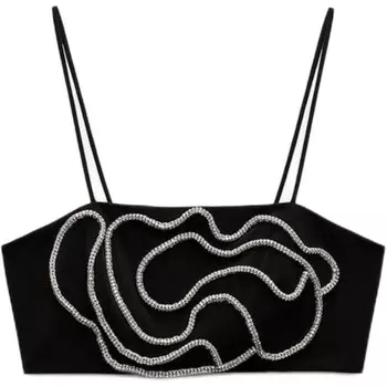 Майка женская черная Zara