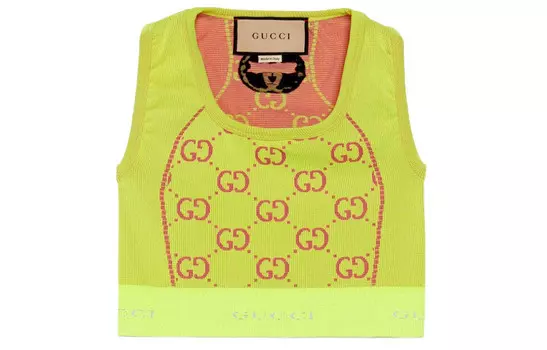 Майка женская Gucci, желтый