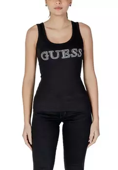 Майка женская GUESS хлопковая, черный