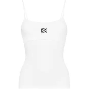 Майка женская Loewe на бретельках, белый