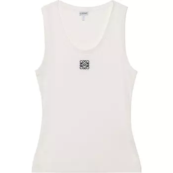 Майка женская Loewe с узором, белый