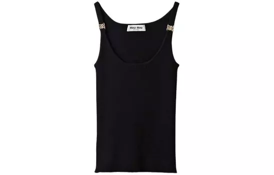 Майка женская Miu Miu, черный