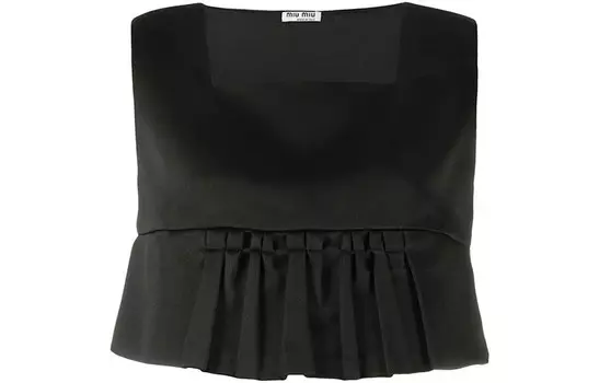 Майка женская Miu Miu, черный