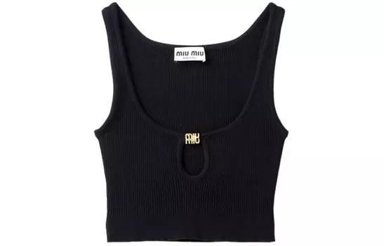 Майка женская Miu Miu, черный