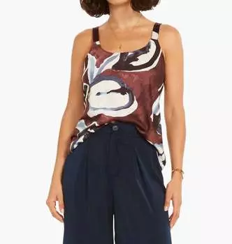 Майка женская Nic + Zoe, коричневый