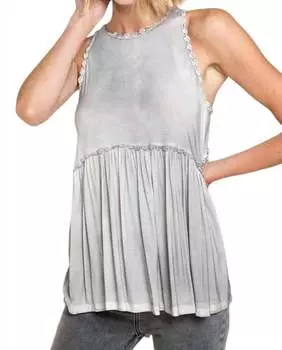 Майка женская POL, цвет fog