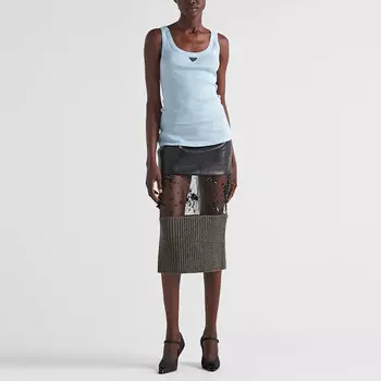 Майка женская Prada, голубой