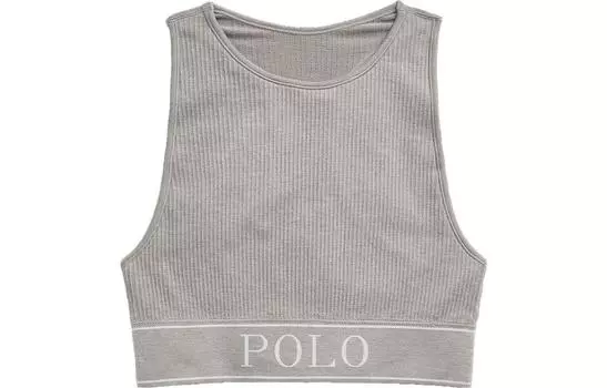 Майка женская серая Polo Ralph Lauren, серый