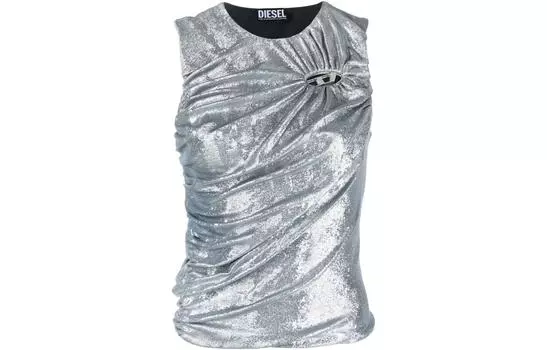 Майка женская серебристые DIESEL, Silver