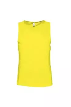 Майка/жилет без рукавов Justin SOL'S, желтый