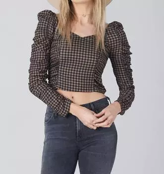 Майкел Топ в Какао Saltwater Luxe, цвет cocoa