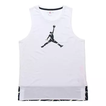 Майки 23 alpha dongdan баскетбольный жилет мужской Air Jordan, белый