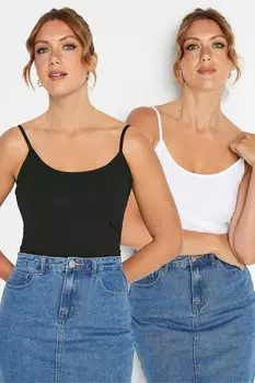 Майки 2 упаковки Long Tall Sally, черный