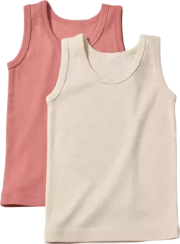 Майки бежевые+розовые размер. 104 2ч ALANA