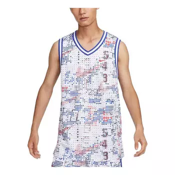 Майки dna dri fit баскетбольная майка азиатские размеры Nike, белый
