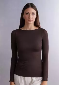 Майки ULTRALIGHT Intimissimi, коричневый меланж