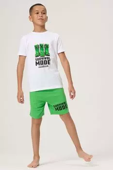 Майнкрафт пижамы Angel & Rocket, бежевый