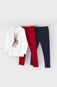 Майораль комплектный мальчик/девочка Mayoral, красный