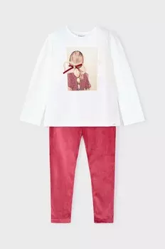 Майораль комплектный мальчик/девочка Mayoral, красный