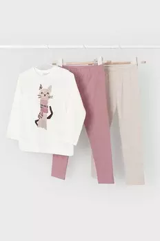 Майораль комплектный мальчик/девочка Mayoral, розовый