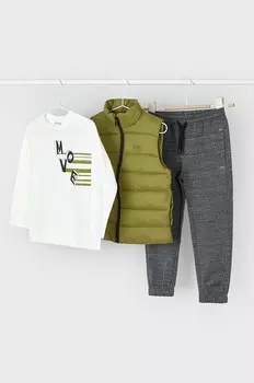 Майораль комплектный мальчик/девочка Mayoral, зеленый