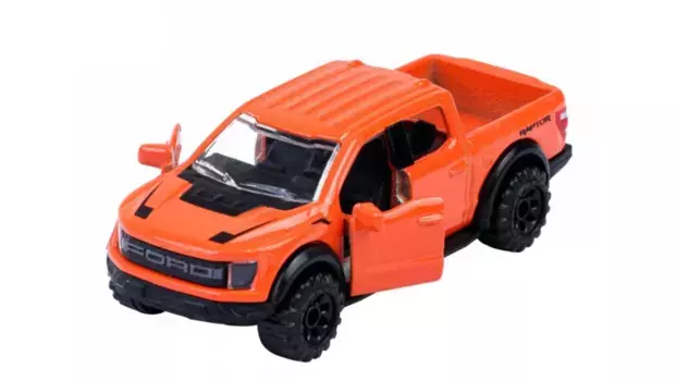 Majorette Автомобили премиум-класса Ford F-150 Raptor, оранжевый