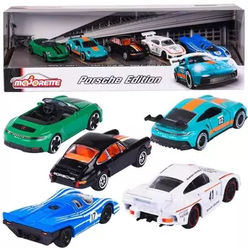 Majorette, набор автомобилей Porsche, 5 шт.