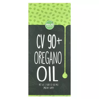 Maju Superfoods, CV 90+ масло орегано, 30 мг, 60 мл (2 жидк. Унции)