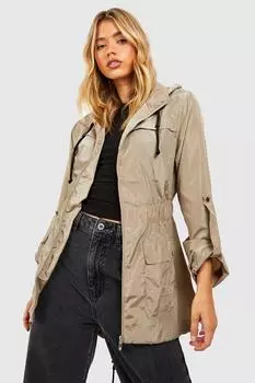 Мак с капюшоном boohoo, зеленый