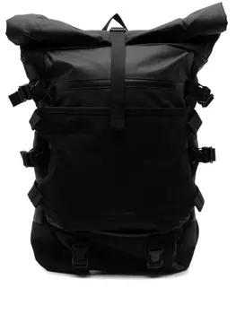 Makavelic рюкзак с логотипом и пряжками, черный