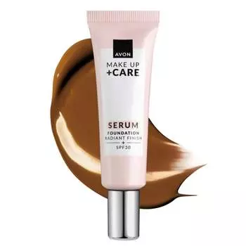 Make Up + Care Foundation - сыворотка 3в1 - 525N (Темное какао) AVON
