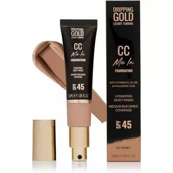 Make-Up CC Me in Honey CC Cream Face Coating Увлажняющий Регулируемое покрытие Dripping Gold