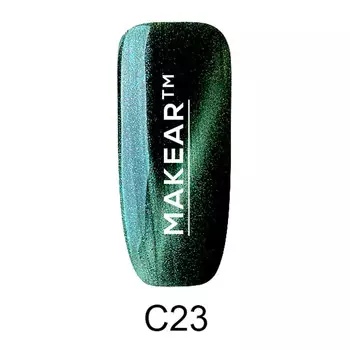 Makear, «Кошачий глаз», гибридный лак для ногтей, 23, 8 мл