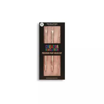 Makeup Revolution Creator Revolution Precision Paint Brush Set Набор из трех кистей для точного макияжа глаз