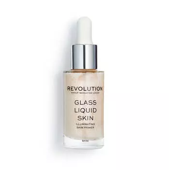 Makeup Revolution Glass Liquid Skin Primer Serum сияющая основа под макияж 17мл
