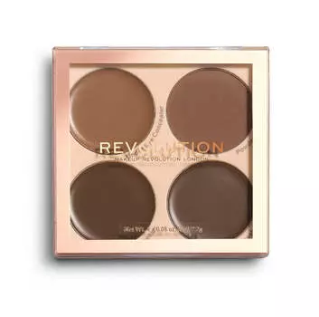 Makeup Revolution Matte Base Concealer Kit палетка консилеров для глаз C13-C16 8,8 г