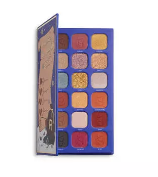 Makeup Revolution Палитра теней для век I Heart Revolution The Naughty List Eyeshadow Palette 18 г