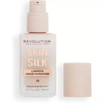 Makeup Revolution Skin Silk Serum Тональная основа от легкого до среднего покрытия с гиалуроновой кислотой F3 23 мл