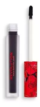 Makeup Revolution, Виниловая жидкая помада Halloween 2019, блеск для губ 002 Nightmare, 2,2 г